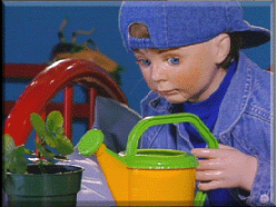 Butch with Watering Can
